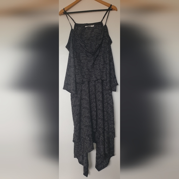 Midi Polka Dot Dress | AU16 Black Grey White - Picture 2 of 4